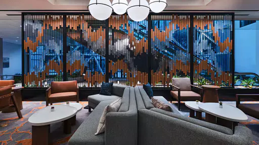 A photo of the lobby of Houston Marriott Medical Center/Museum District